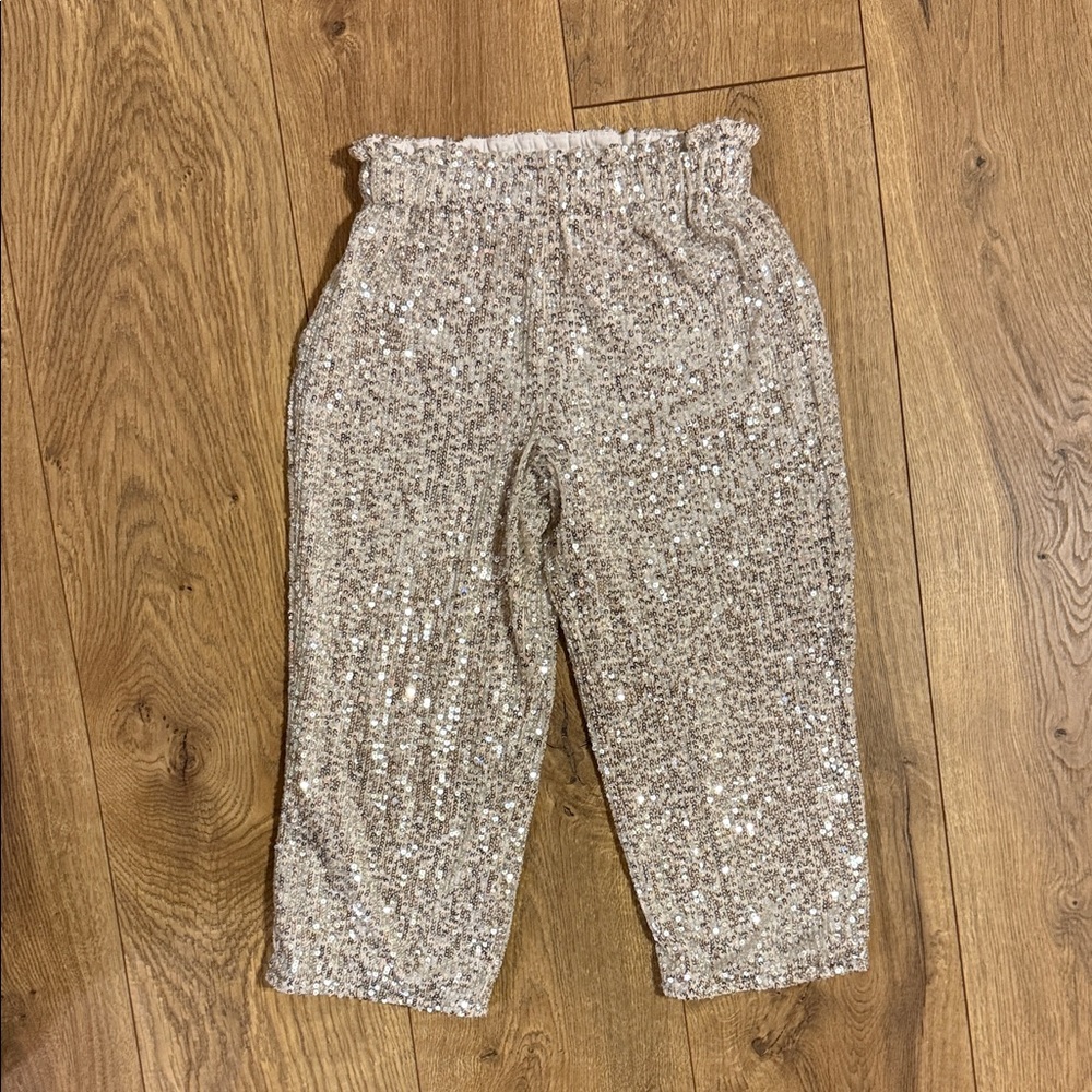 Cat & Jack Glittery Sequin Kids Pants